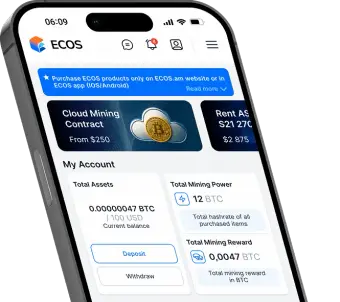 ECOS Mobile App Dashboard